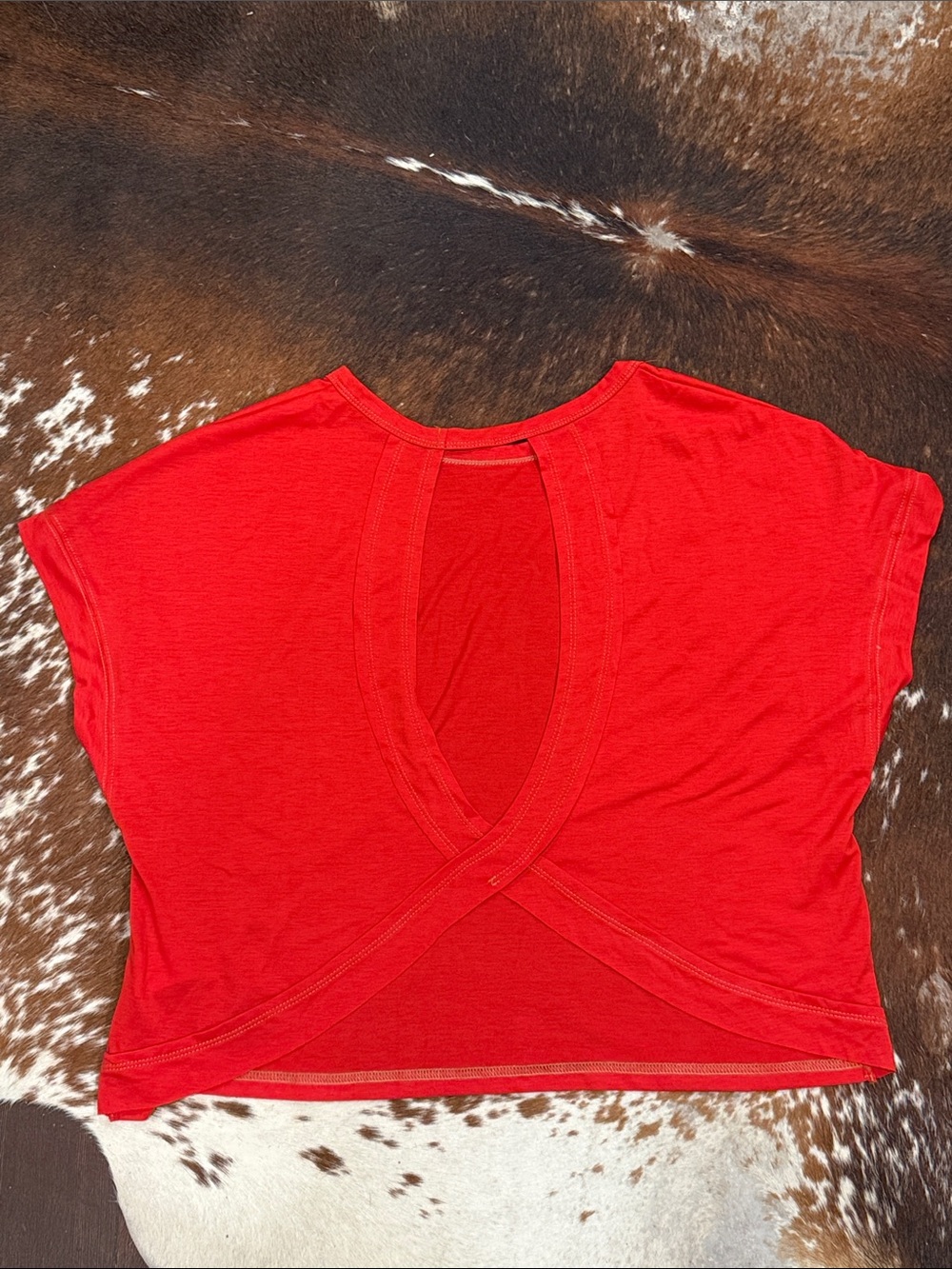 Open back Cropped Shirt